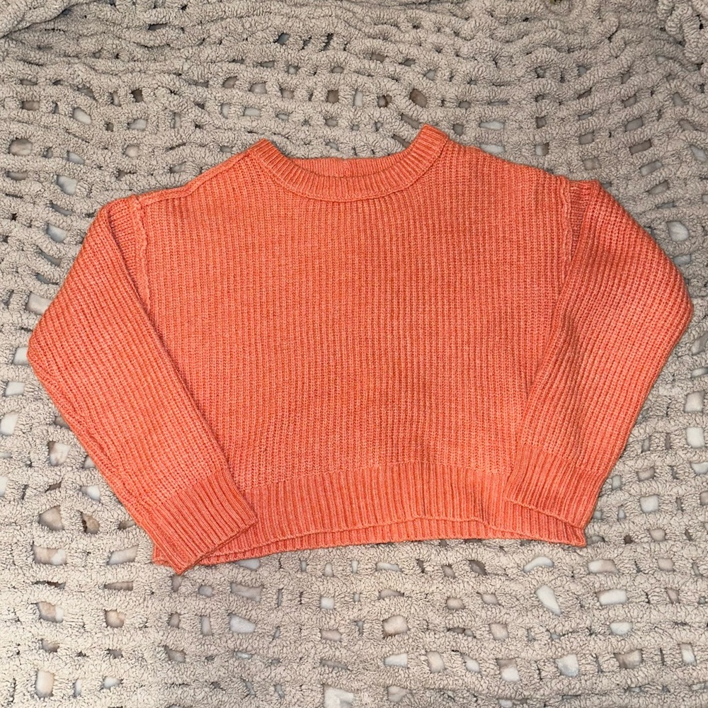 American Eagle Outfitters Salmon Crew Neck Sweater Size XS